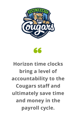 Horizon time clocks bring a level of accountability to the Cougars staff and ultimately save time and money in the payroll cycle..png